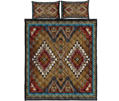 Native American Pow Wow Quilt Bedding Set Pi200501S1 - Amaze Style™-Quilt