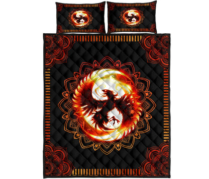 Beautiful Phoenix And Yin And Yang Quilt Bedding Set TN03102001