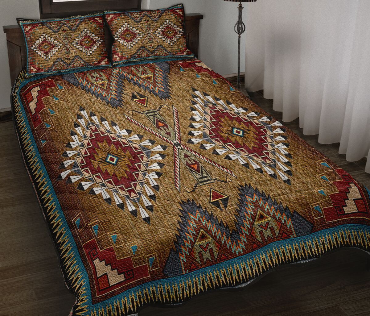 Native American Pow Wow Quilt Bedding Set Pi200501S1 - Amaze Style™-Quilt