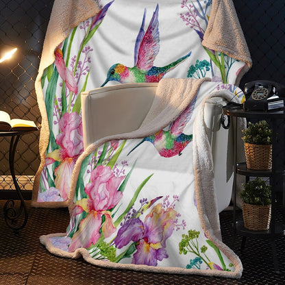 Hummingbird Lovers 3D Printed Blanket