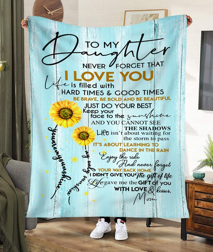 To My Daughter From Mom Blanket Pi112011