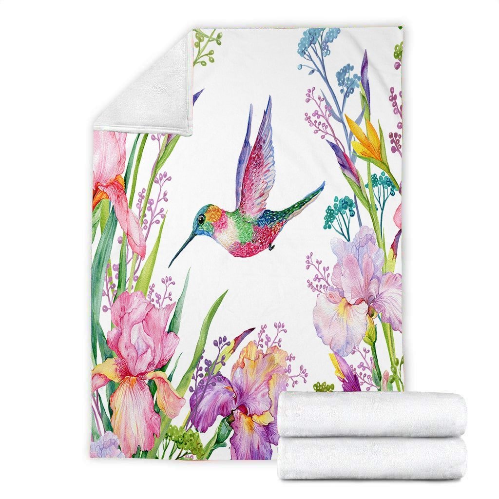 Hummingbird Lovers 3D Printed Blanket