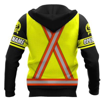 Customize Name Heavy Equipment Operator 3D All Over Printed Unisex Shirt