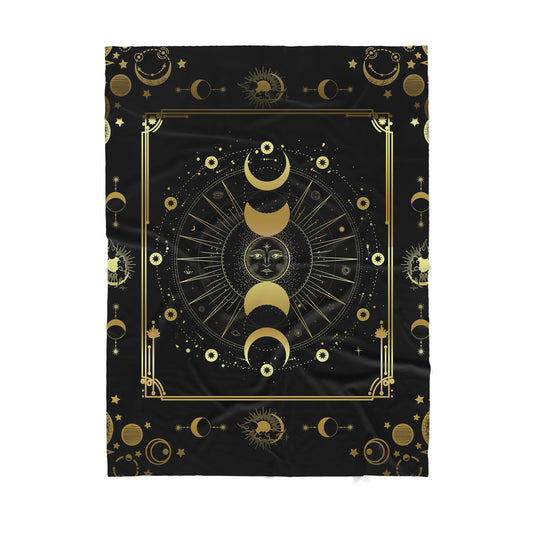 Custom Blanket Wicca Three Godness - Sherpa Blanket DL