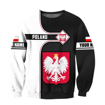 Personalized Polska 3D All Over Printed Unisex Hoodie
