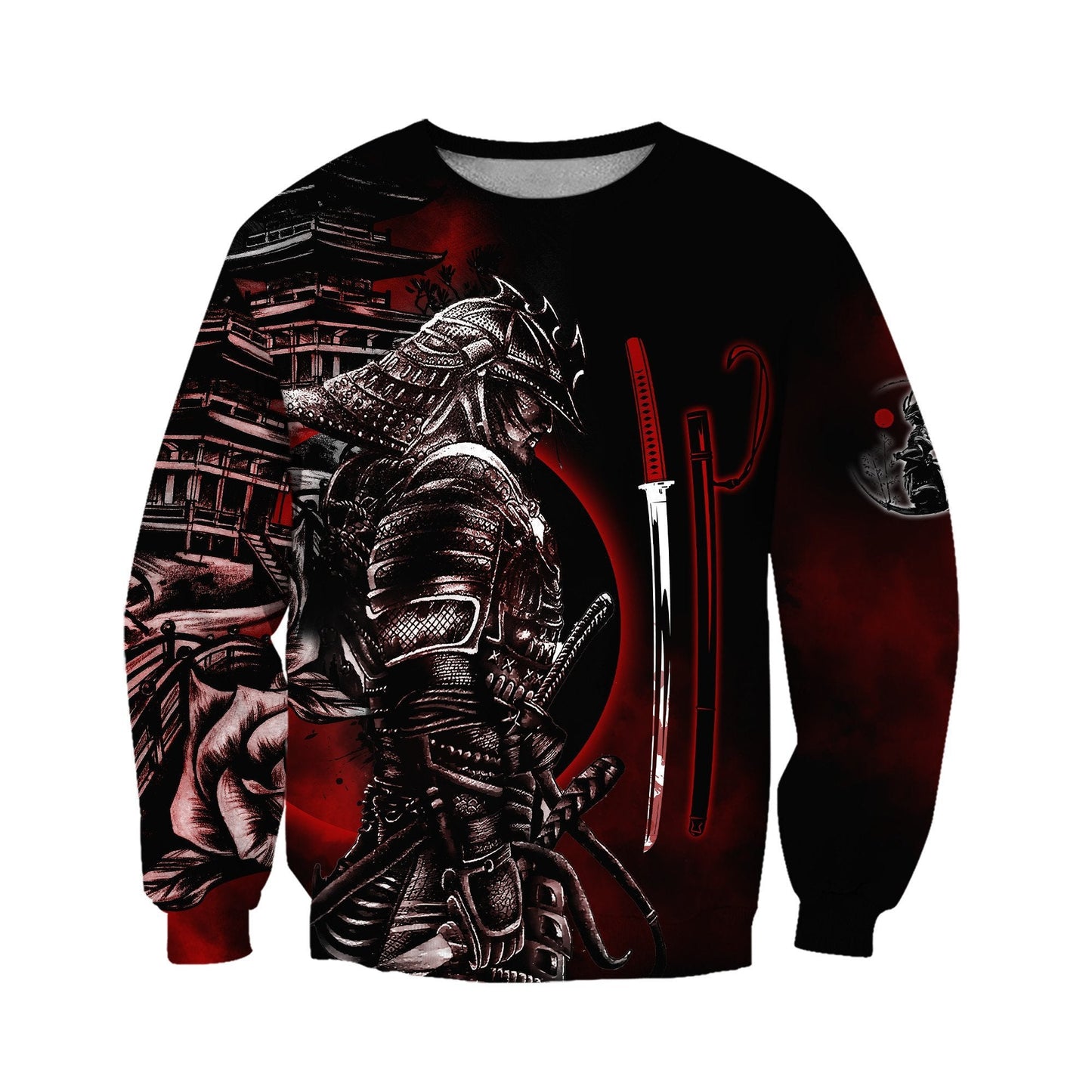 Samurai Tattoo 3D All Over Printed Unisex Shirts