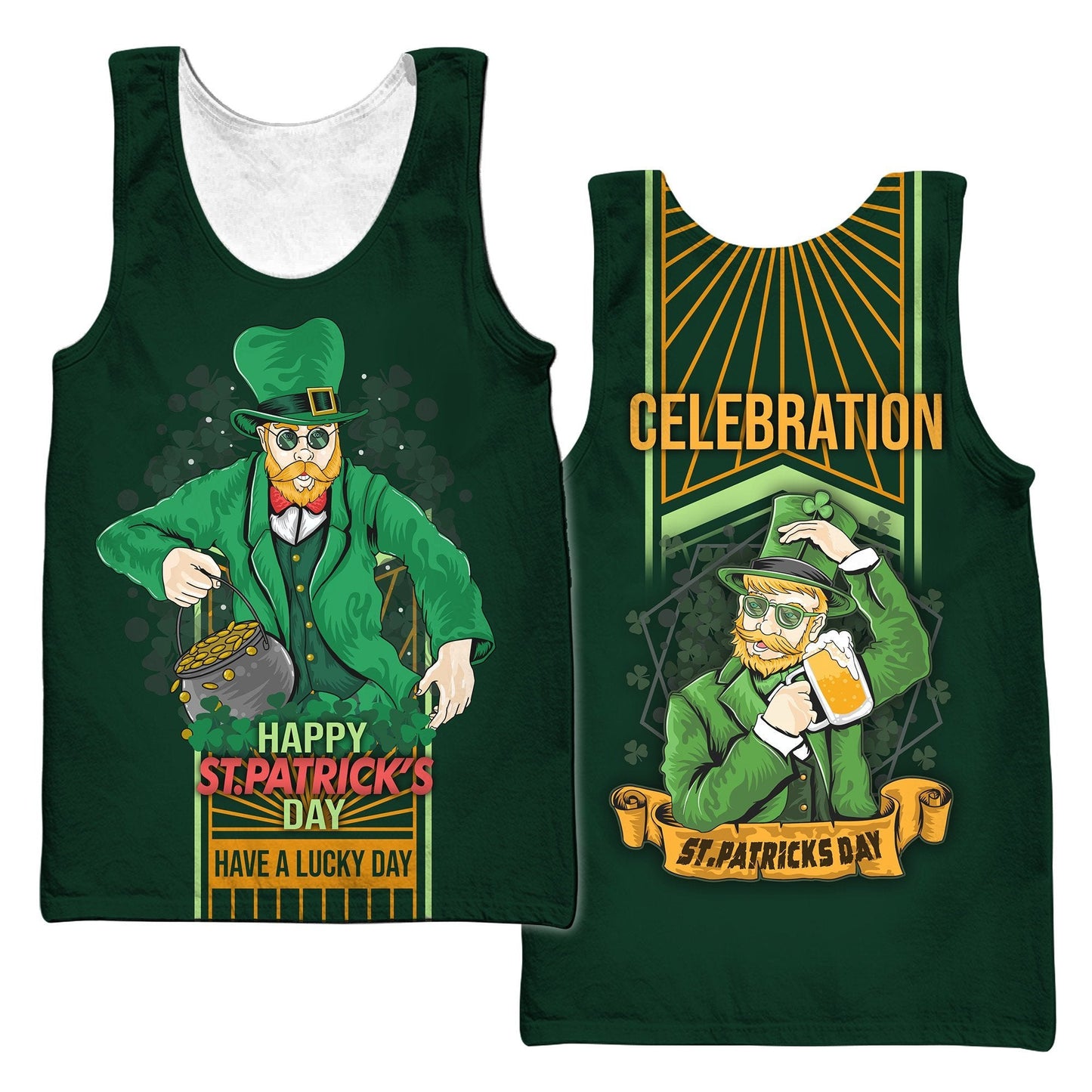 Irish Saint Patrick Day 3D All Over Printed Unisex Shirt