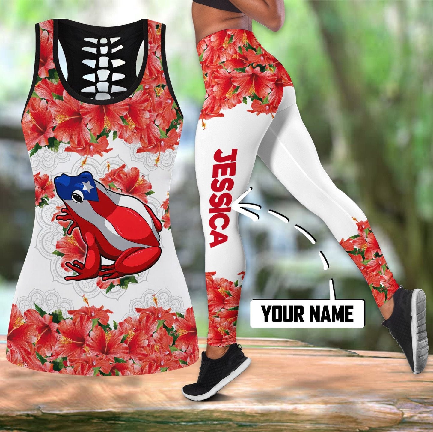 Customize Name Coqui Puerto Rico Combo Outfit