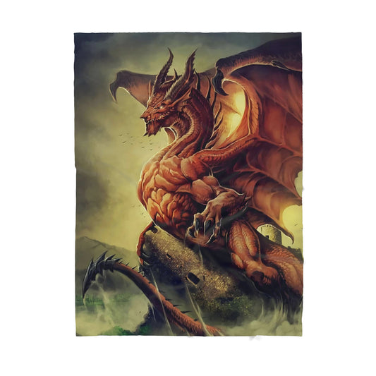 Custom Blanket Dragon Sherpa Blanket TA