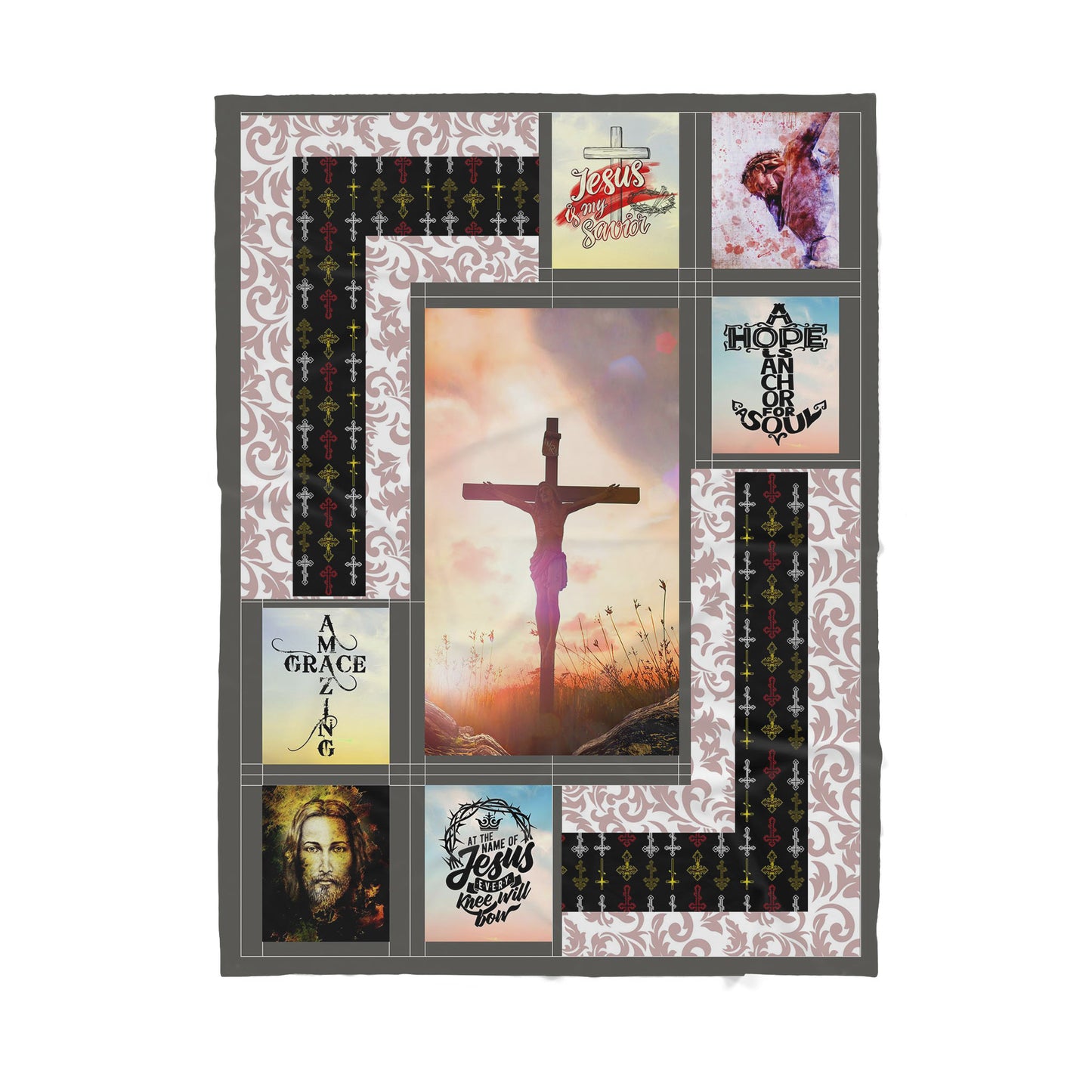 Jesus Sherpa Blanket TT