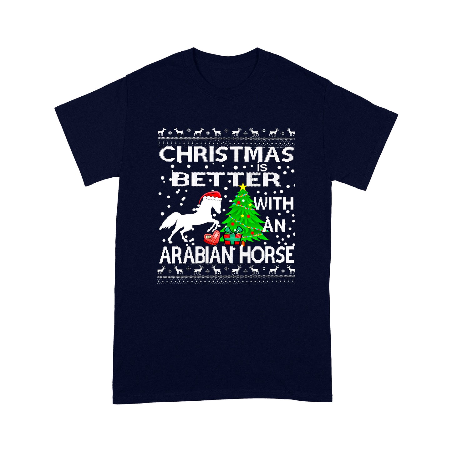 Horse Mery Christmas Standard T-shirt CB