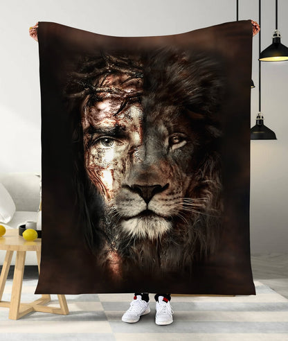 Lion 3D All Over Printed Blanket