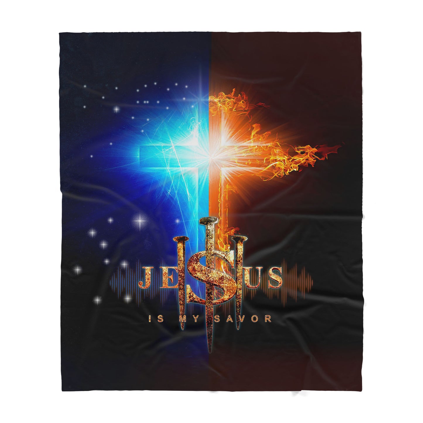 Jesus Sherpa Blanket TT