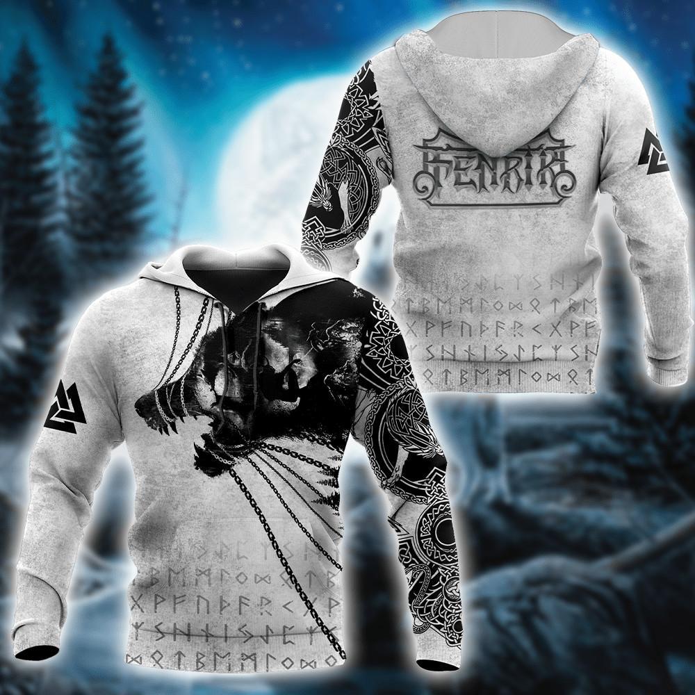 Fenrir Viking 3D All Over Printed Unisex Shirts