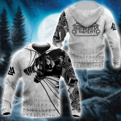 Fenrir Viking 3D All Over Printed Unisex Shirts
