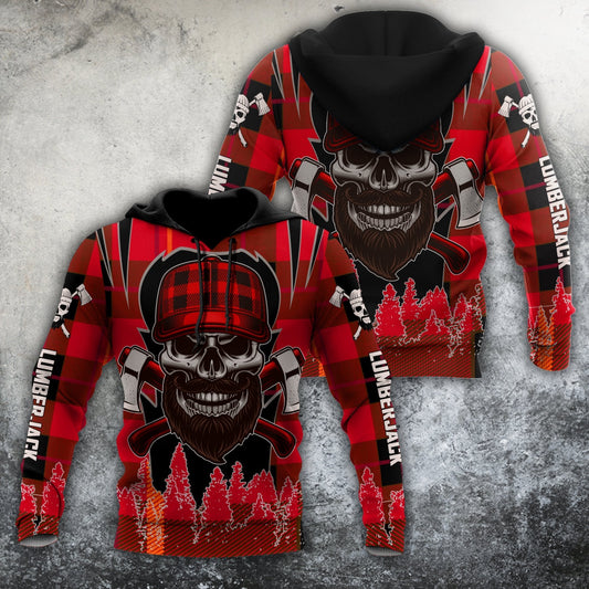 Lumberjack All Over Printed Hoodie For Men MEI