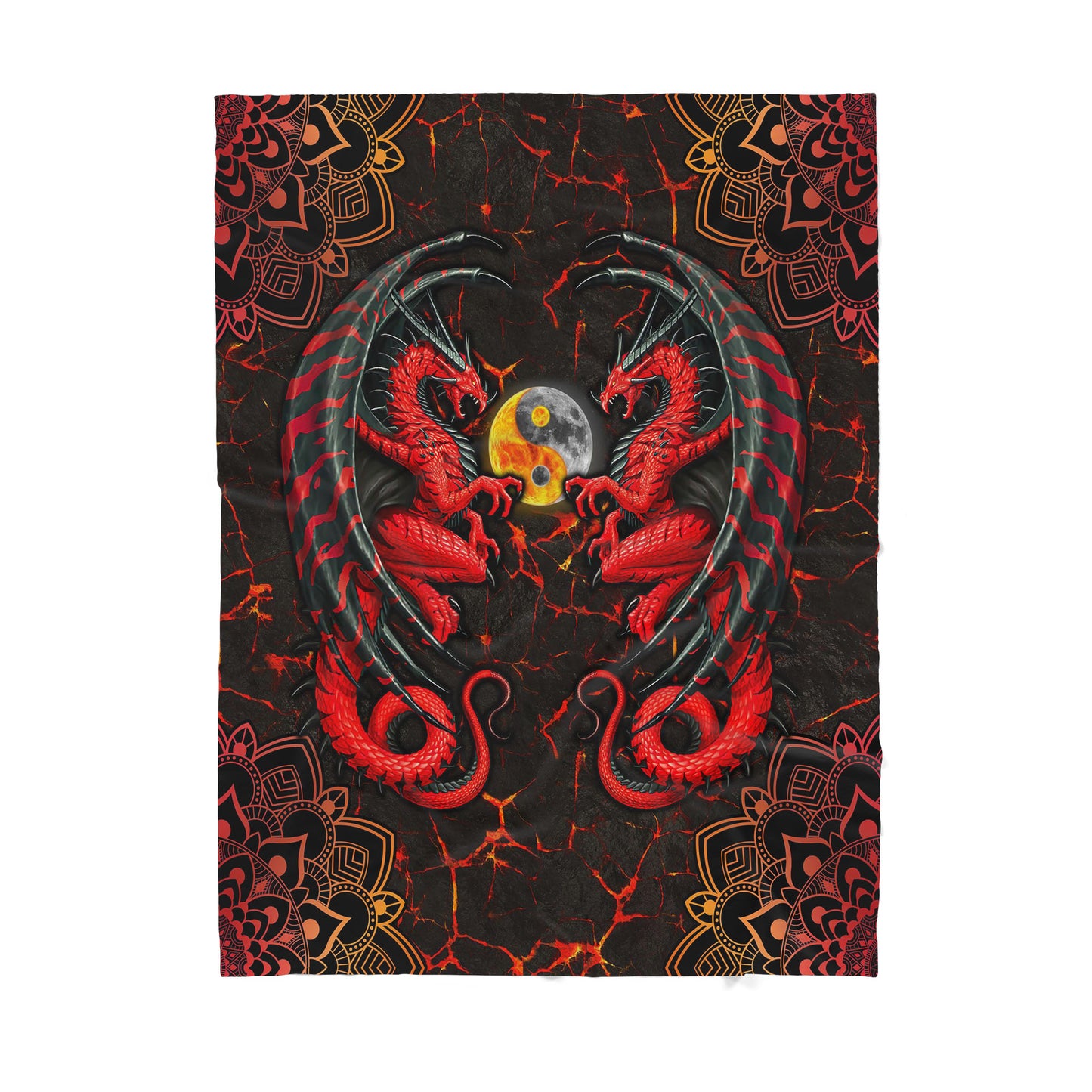 Custom Blanket Dragon Sherpa Blanket TA