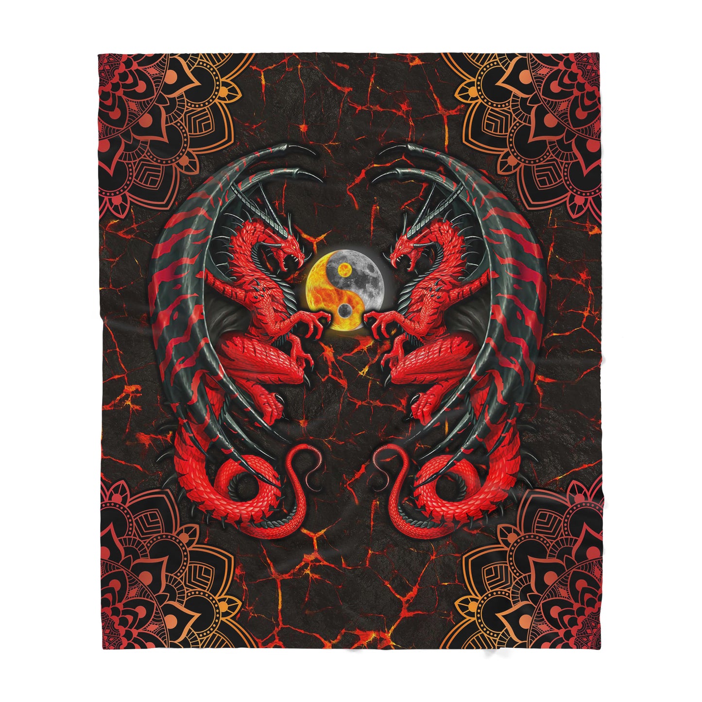 Custom Blanket Dragon Sherpa Blanket TA