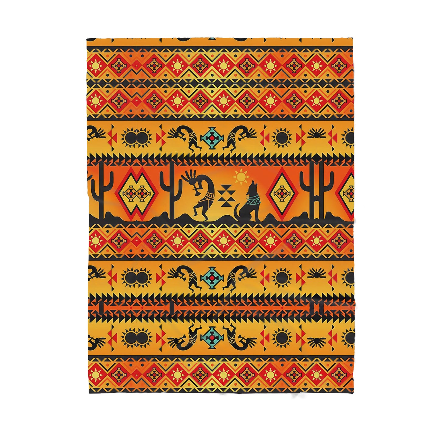 Native American Sherpa Blanket