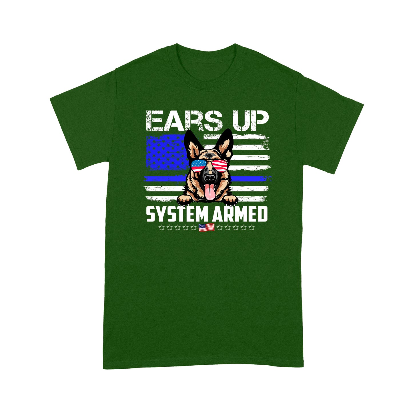 Ears Up System Armed K9 Dog Special Gift For Policeman
