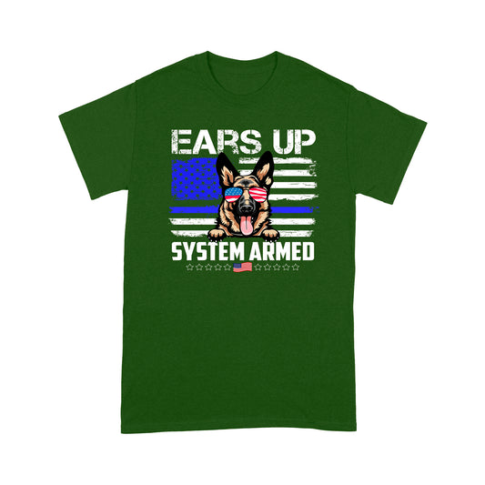 Ears Up System Armed K9 Dog Special Gift For Policeman