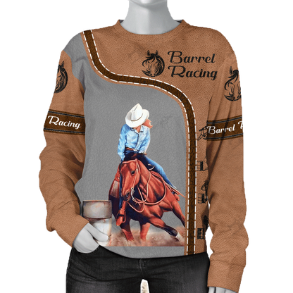 Barrel Racing Horse 3D All Over Printed Shirts For Men And Women TN