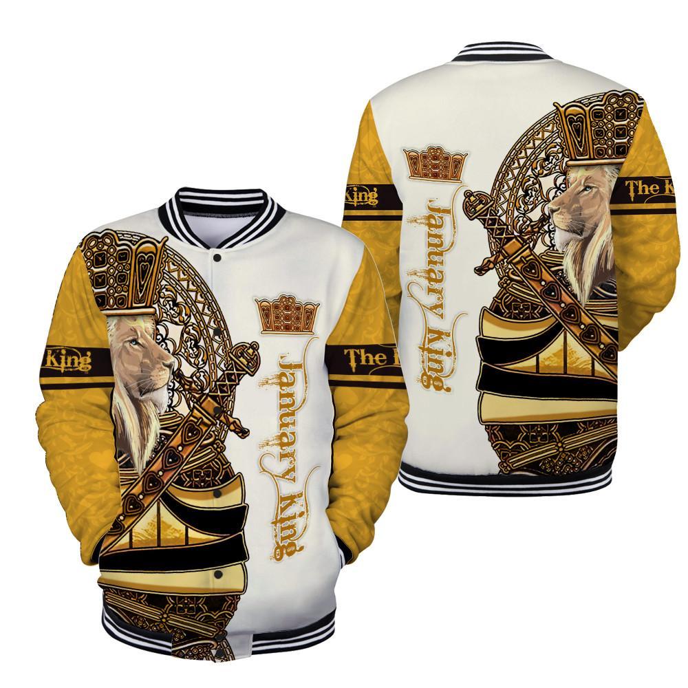 January King Lion 3D All Over Printed Unisex Shirts