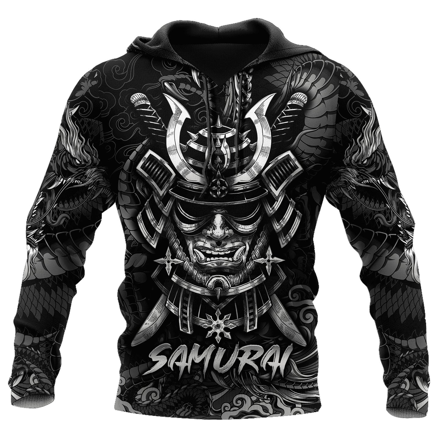 Custom Name Samurai Mask 3D All Over Printed Unisex Shirts