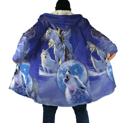 Wolf Native American 3D All Over Printed Unisex Shirts