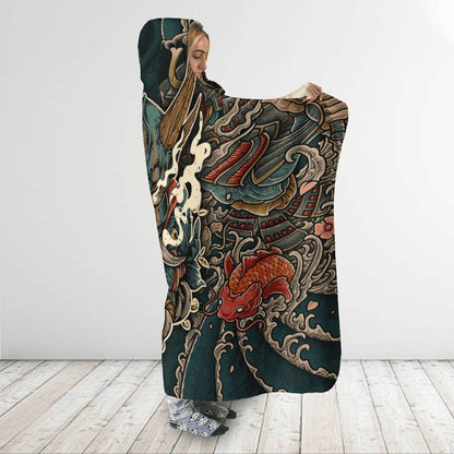 Oni Mask 3D All Over Printed Shirt Blanket