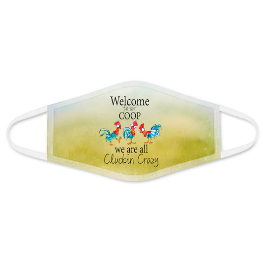 Chicken Face Mask White ML