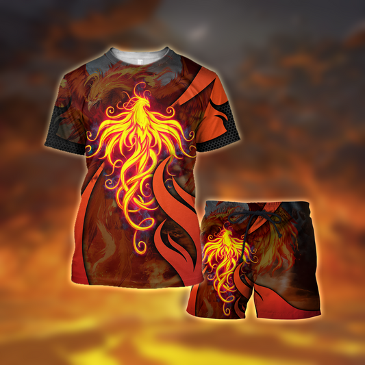 Phoenix Power 3D All Over Printed T-Shirt by SUN AM180501 - Amaze Style™-Apparel