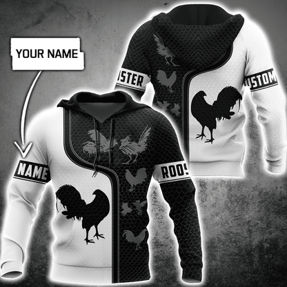 Personalized Rooster 3D Printed Unisex Shirts DD24042104