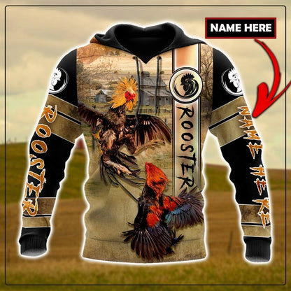 Personalized Rooster Fighting 3D Printed Unisex Shirts TNA05052105