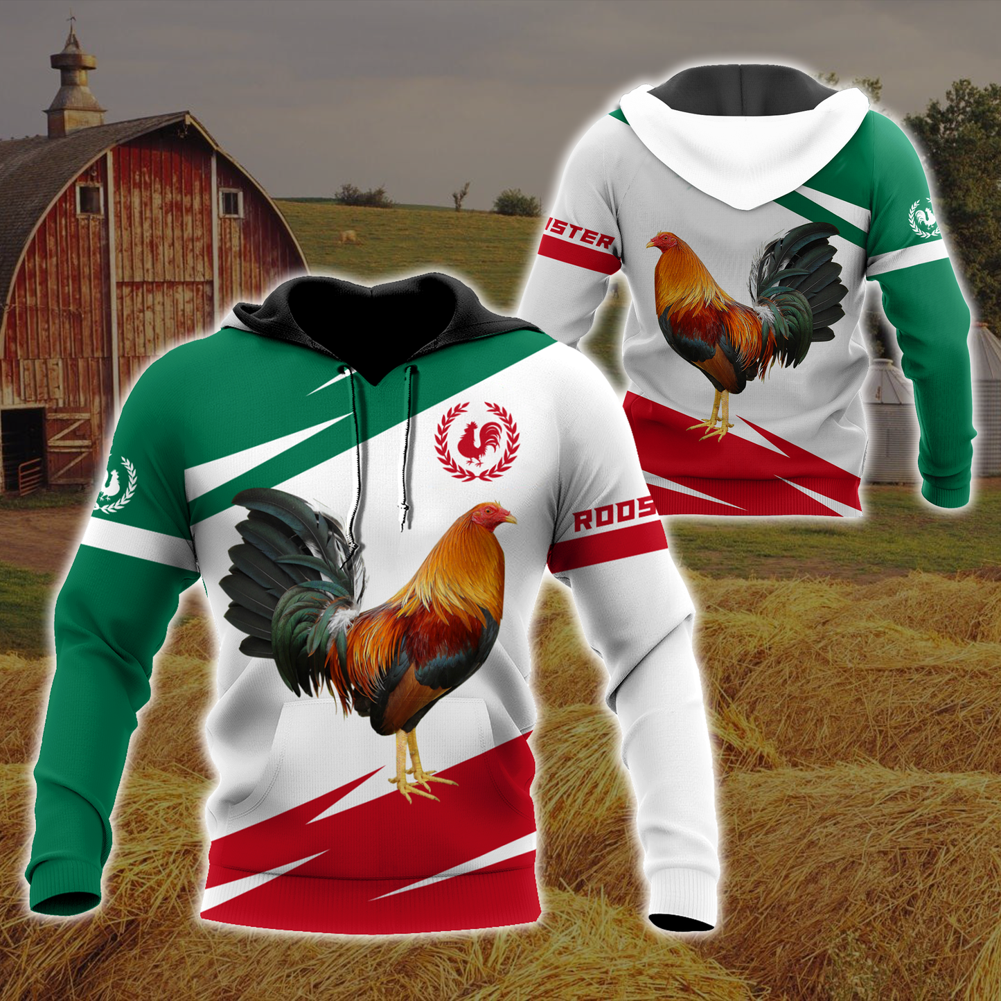 Mexican Rooster 3D Printed Unisex Shirts SN10052101