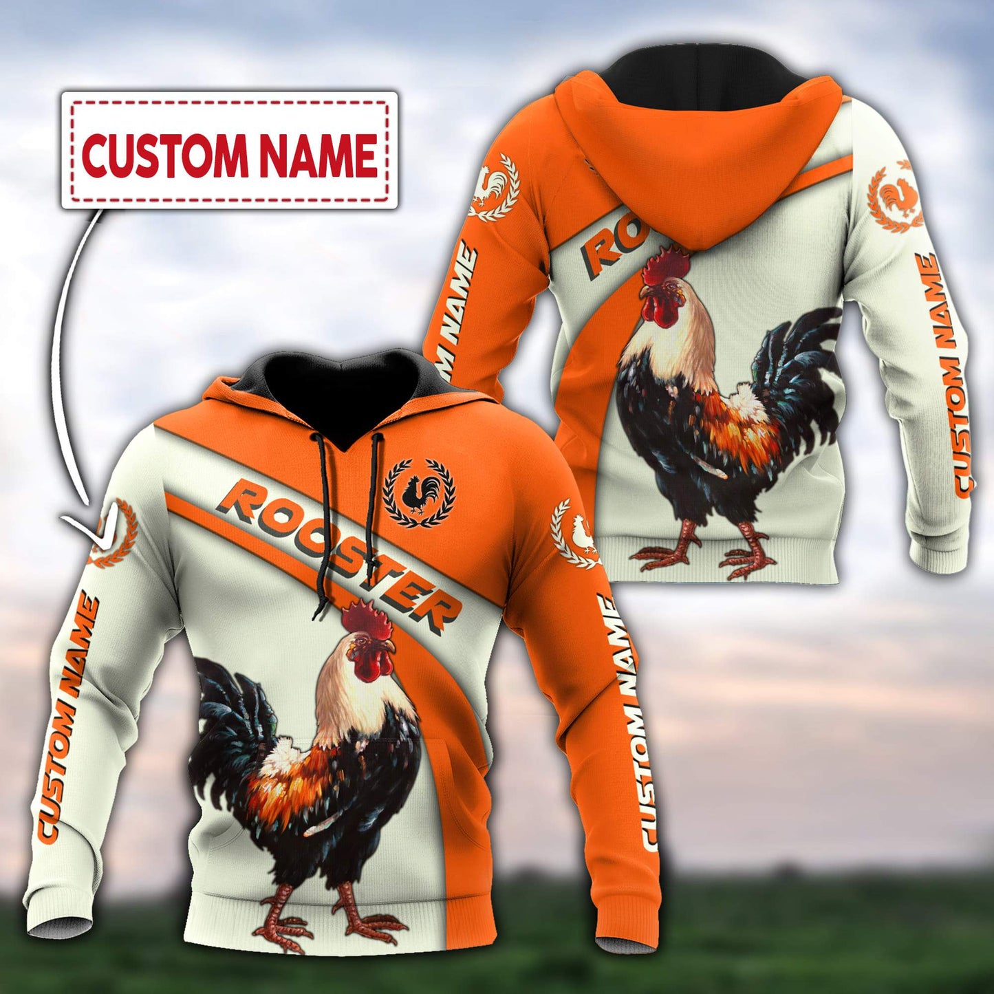 Personalized Rooster 3D Printed Unisex Shirts HHT13052104