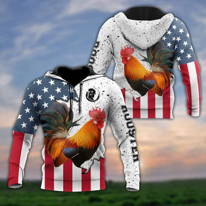 Rooster 3D Printed Unisex Shirts HHT17052102