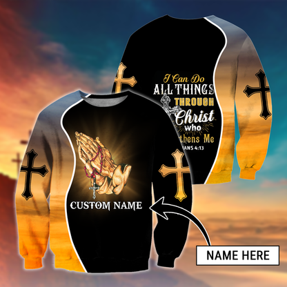 Premium Christian Jesus Easter Personalized Name 3D All Over Printed Unisex Shirts HV