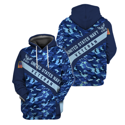 Premium Unique U.S Air Force Veteran Polo All Over Printed Personalized Shirt