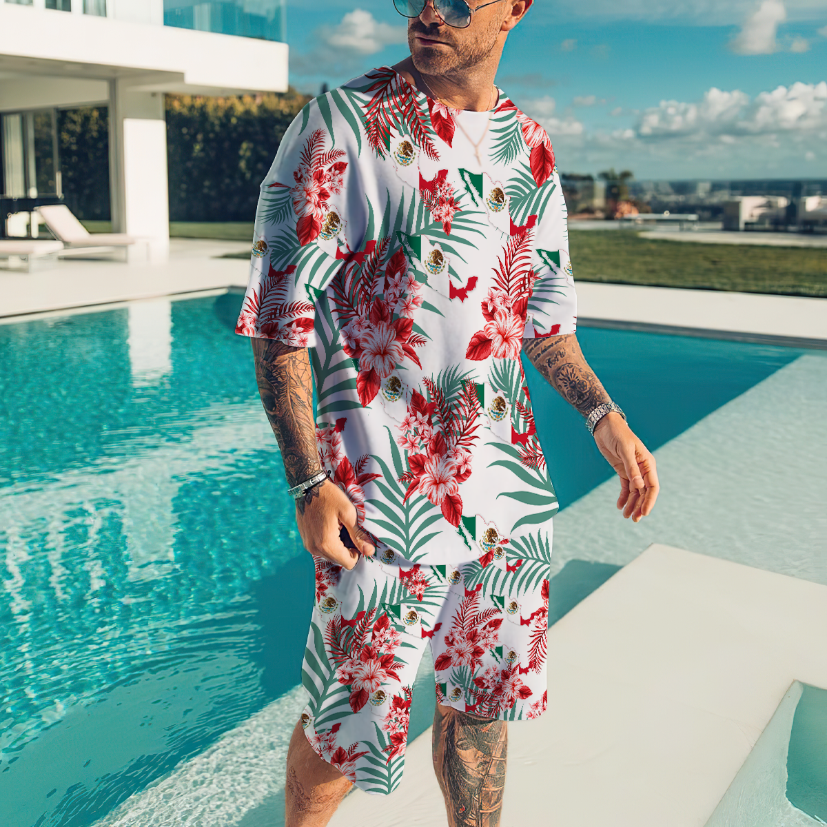 Mexico 3D All Over Printed Unisex Shirts