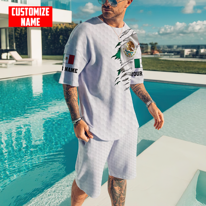 Persionalized Mexico 3D All Over Printed Unisex Shirts