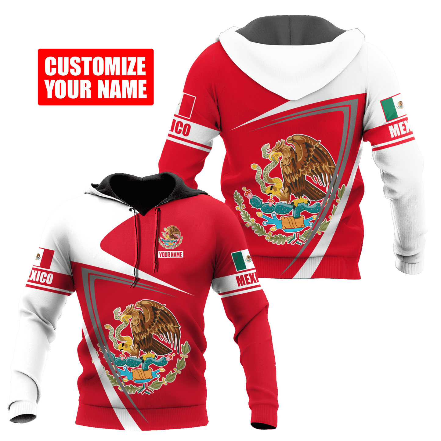 Persionalized Mexico 3D All Over Printed Unisex Shirts DA25062105