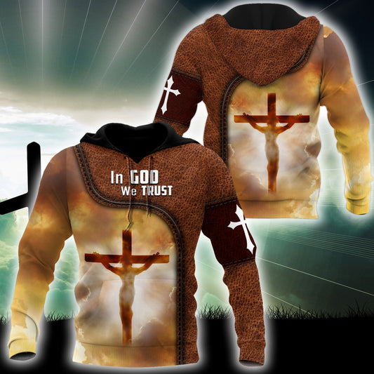 Premium Jesus Christ on the Cross 3D All Over Printed Shirts