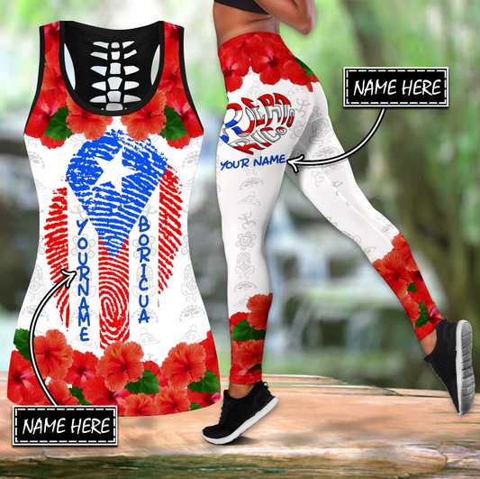 Customize Name Puerto Rico DNA Combo Outfit