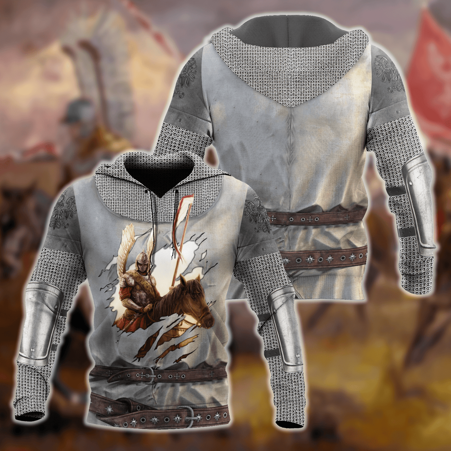 Premium Polish Winged Hussars 3D All Over Printed Shirts
