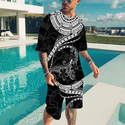 Polynesia No 21 Combo T Shirt Broad Short Polynesian