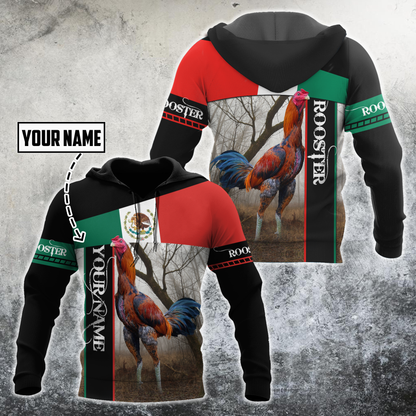 Personalized Rooster 3D Printed Unisex Shirts DA03062101