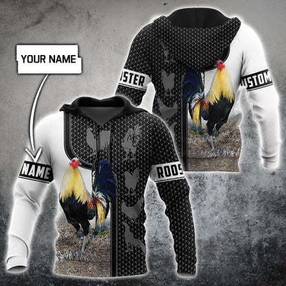 Personalized Rooster 3D Printed Unisex Shirts DD01062104