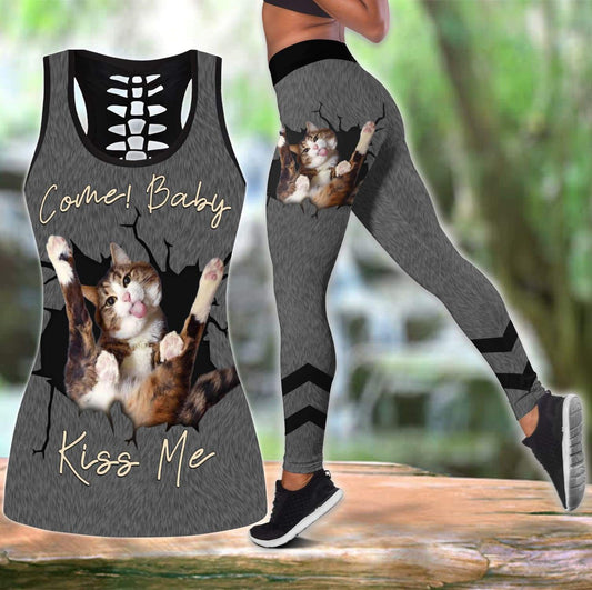 Premium Legging & Tank Top Funny Cat