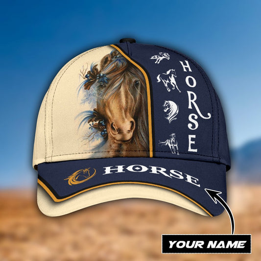 Personalized Name Horse Classic Cap